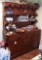 Solid Wild Cherry hutch by Monitor Furniture Co. is in good condition. Measures 5' wide x 6' high x