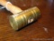 Precision brass hammer with a tight 10