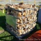 Metal crate filled with mixed firewood. Crate measures approx. 40