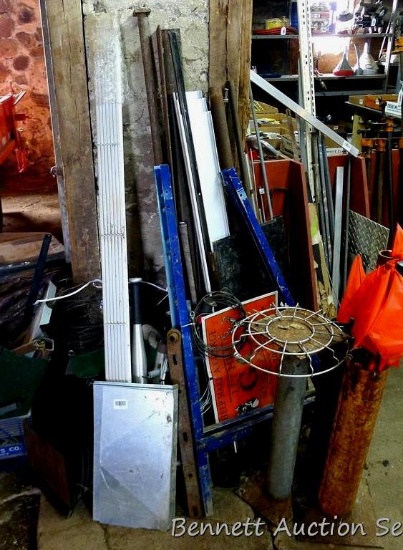 Scrap metal including aluminum, steel, and more. No shipping. There are several pieces of usable