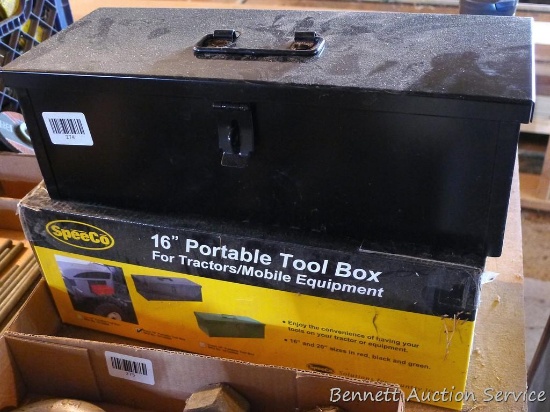SpeeCo portable tool box is 6-1/2" x 16-1/2" x 5" NIB.