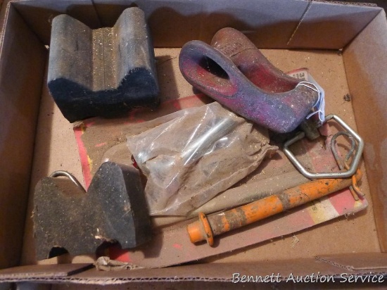 Esco Bardon cable jammer cinch fitting; 7" hitch pin; U-Bolt spring kit; and more.