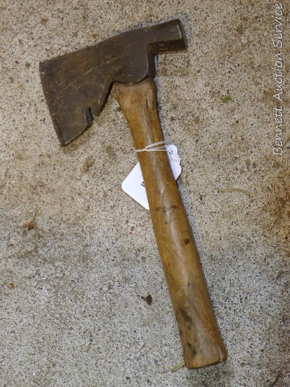 Plumb brand shingling hatchet is 13-1/2" long with a 3-1/2" x 6" head.
