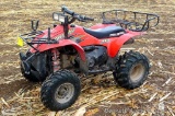 Polaris Scrambler 4 wheel drive ATV with liquid cooled 500cc four stroke engine.