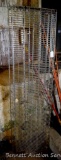 Three sections of steel shelving. Each section is 14