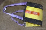 Industrial nylon sling measures 12