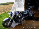 2009 Yamaha V-Star 1300 motorcycle with 33,629 miles. VIN JYAVP25E89A009534. Bike is in really nice