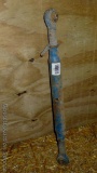 Adjustable top link for three-point hitch. Category 1 is 26
