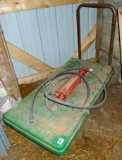 Steel framed Lockwood fiberglass rolling cart is 23