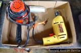Milwaukee Heat Gun model 750-X, runs and heats; ShopMate variable speed 3/8