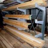 Heavy steel framework for storing lumber or other. Please come later during pick up so rack is empty