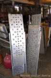 Pair of folding ATV ramps open to 90