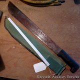 Machete knife with 18