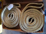 Two industrial nylon 16' x 2