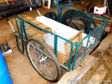 Nice dumping lawn cart has a 32