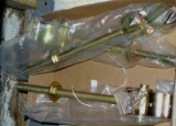 Three adjustable swing gate hinges, 17-1/2