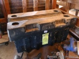 King Kong All-Purpose job box has a weight rating of 500 lbs. Stands approx 39