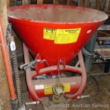 3-Point Cosmo Model S-500-U broadcast spreader for seed, fertilizer, etc. spreads up to 60'