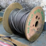 Nemco wire rope; spool is 6-1/2