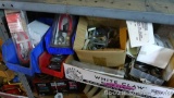 Battery cables, U-hooks, new lift arm bushings, washers, rivets, heavy metal squares, Kohler oil