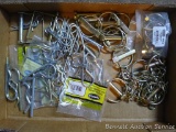 Lots of linchpins and cotter pins, more. Largest cotter pin is 4