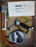 Sear air tool balancer, Acme Typhoon air hose head, Milton inflator gauge, more. Longest is 24