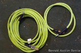 Two Legacy Flexilla air hoses. Both are marked 