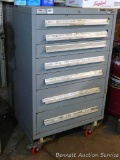 Lyon MSS II rolling tool cabinet is about 30