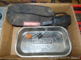 Craftsman engraver; Craftsman magnetic tool tray.