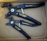 Set of 2 Craftsman Professional robot grip pliers.