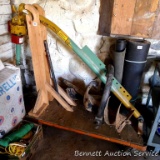 3 point post hole auger attachment. Auger section is nearly 4'. 12
