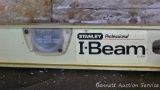 Stanley Professional I-Beam 4' aluminum level. Vials look good.