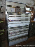 CSPS Professional top and bottom stainless steel tool chests. Top box has five full extension