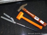 8 oz. dead blow uni/cast hammer; measures 11