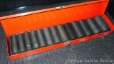 Nice set of Ingersoll-Rand impact socket, 6 pt. sizes, 7/16
