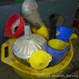 Plastic oil pan is 18
