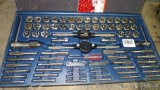Craftsman standard & metric tap and hex die set in storage case 11