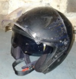 Motorcycle helmet Bilt Route DOT certified size L. Has built in ventilation and sun shield. This is