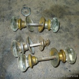 Three sets of glass door knobs 2