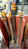 Four Pony pipe clamps on 1