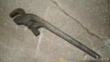 Ridgid E24 pipe wrench. Jaws are good.