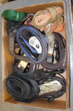 Lots of ratchet straps and other strapping.