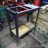 Heavy duty metal frame for storage/work stand. Measures 14
