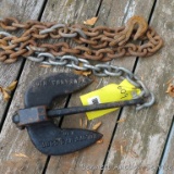 Roloff Mfg drag anchor has a 10' chain with a 5/16