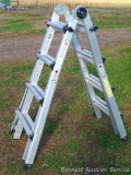 Cosco multi use ladder system can be used as a 17' extension, 7'4