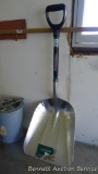 Masterforce aluminum scoop shovel; measures 15