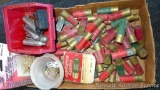 Remington, Western, and other shotgun shells, LaserHawk slingshot ammo, Co2 cartridges, and a few