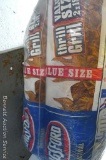 Two unopened value size bags of Kingsford original charcoal briquets. Bags are 18.6 lbs apiece.