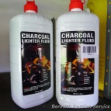 No shipping. Two bottles of charcoal lighter fluid are almost full.