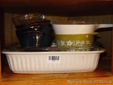 Three quart stoneware baking dish is approx. 9x13